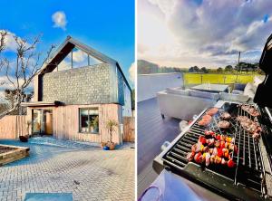 Puhkemaja külastajatele saadaval grillimisvõimalused