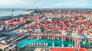 Nespecifikovaný výhled na destinaci Vlissingen nebo výhled na město při pohledu z ubytování na lodi