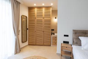 Postel nebo postele na pokoji v ubytování Rethymno Lovely city center apartment