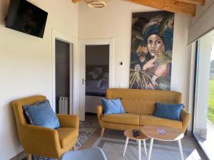 Posezení v ubytování Apartamentos Turísticos VillaCordido Villaframil Ribadeo