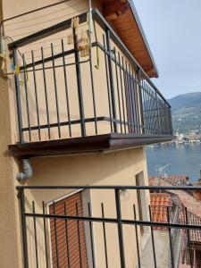 A balcony or terrace at holiday on the island