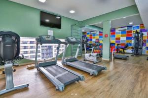 Flat Particular Hotel Saint Paul tesisinde fitness merkezi ve/veya fitness olanakları