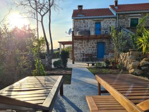 Zahrada ubytování Stone house Goranova kuća