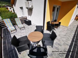 Posezení v ubytování Apartment and room Anica