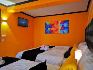 Lova arba lovos apgyvendinimo įstaigoje Small Luxury En suites ELEONOR