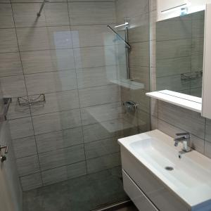 Koupelna v ubytování Apartma David v Izoli