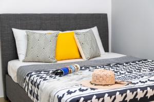 Posteľ alebo postele v izbe v ubytovaní K6 Fashion Sparta Apartment