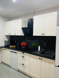 Küche/Küchenzeile in der Unterkunft Apartament Odpoczynek