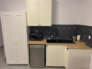 Η κουζίνα ή μικρή κουζίνα στο Connect Suites