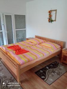 A bed or beds in a room at Agro privat