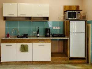 Kuchyňa alebo kuchynka v ubytovaní Eddy Apartman