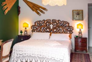 Ένα ή περισσότερα κρεβάτια σε δωμάτιο στο B&B Villa Giorgia