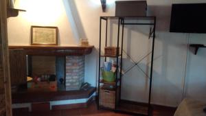 A television and/or entertainment centre at Tiny House