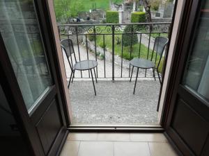 Balkón nebo terasa v ubytování Albergo Breglia