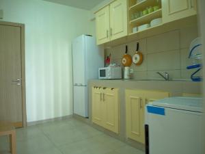 Virtuvė arba virtuvėlė apgyvendinimo įstaigoje Nomsa Zen Appartement