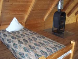Кровать или кровати в номере Kempings Ozianna
