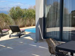Balkón nebo terasa v ubytování Villa Andrea