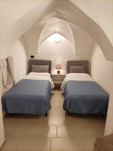 Posteľ alebo postele v izbe v ubytovaní La dépendance