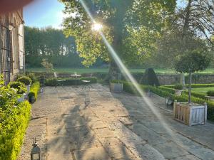 Zahrada ubytování Le Manoir de la Bigotière