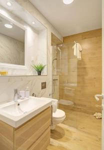 Kúpeľňa v ubytovaní Studio Apartman Karlita + 20 fotografií