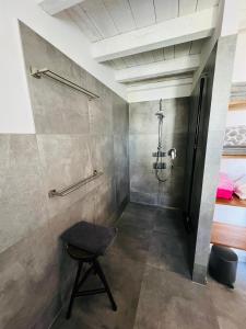 Koupelna v ubytování Chalet Buron
