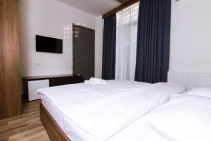 Postel nebo postele na pokoji v ubytování Victoria Inn Tbilisi
