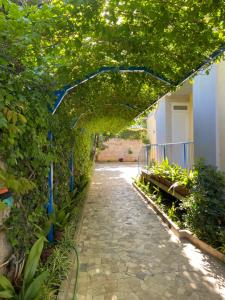 A garden outside Villa Savoia Mondello