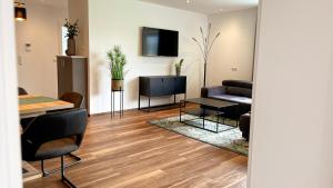 A television and/or entertainment centre at TheView Garden