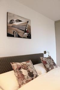 A bed or beds in a room at TheView Garden