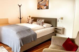 A bed or beds in a room at TheView Garden