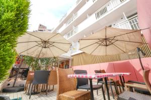 פטיו או אזור חיצוני אחר ב-Sakura Hotel Nippori