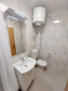 Koupelna v ubytování Apartmani Korljan