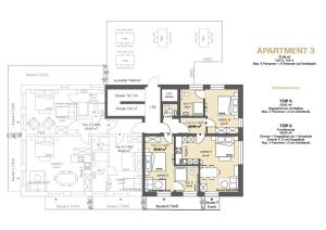 Půdorys ubytování Luxury Apartment Monte Carlo