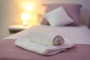 Posteľ alebo postele v izbe v ubytovaní Anamari apartment