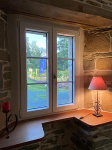 Garður fyrir utan Domaine de Kerdavid - Chambres d'hôtes à Remungol