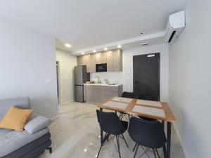 Kuchyň nebo kuchyňský kout v ubytování Bellissima Apartments