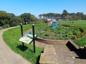 Hylton Park Silloth Caravan Holiday Homes外面的花园