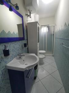 Kúpeľňa v ubytovaní Casa in Centro via gioeni