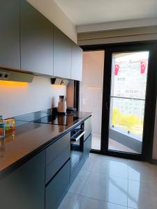 A kitchen or kitchenette at Luxury Fully Equipped 3BR 2BA Apartment by Siena Suites