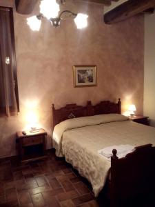 Katil atau katil-katil dalam bilik di Agriturismo La Crocetta