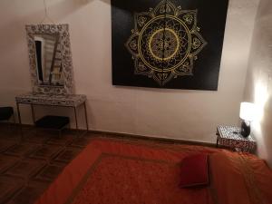 Suite Zen y Cueva Refugio客房内的一张或多张床位