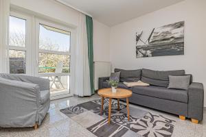 Posezení v ubytování Meer Appartement