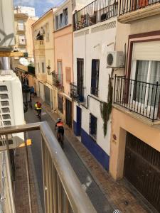 Balkón nebo terasa v ubytování Sant Vicent 35 in heart of Old town