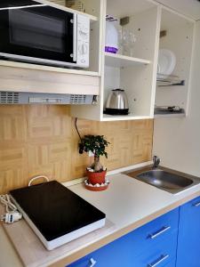 A kitchen or kitchenette at Marilor Apartments