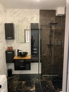 Kúpeľňa v ubytovaní Apartamenty Danka + 37 fotografií