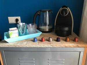 Kaffi- og teaðstaða á Studio Pipper