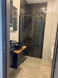 Łazienka w obiekcie Apartamenty Danka