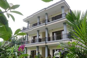 Balkón alebo terasa v ubytovaní Mira Family Cottages