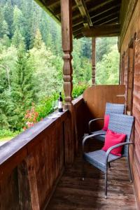 Balkon lub taras w obiekcie Apartment Fichtenblick App- 3 by Interhome
