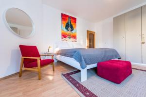 Posezení v ubytování Apartment CHOPIN
